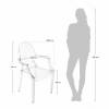 Набор из 4 стульев Bradex Home Louis Ghost FR 0036K прозрачный фото 6