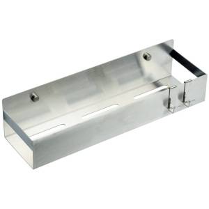 Полка Boheme Q 10965-GM подвесная с двумя крючками gun metal