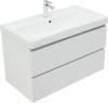 Тумба с раковиной Aquanet Vega 90 белый глянец фото 8
