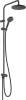 Душевая стойка Hansgrohe Vernis Blend Showerpipe 200 1jet Reno 26099670 EcoSmart, черная матовая