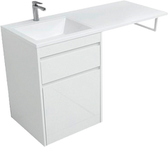 Тумба для комплекта Aquanet Токио 68 1 ящик, с бельевой корзиной