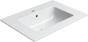 Раковина GSI Pura 8839111 белый глянцевый, 62x46