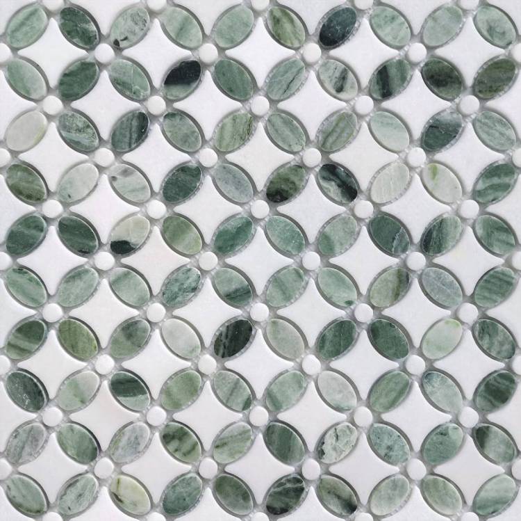 Мозаика LeeDo Pietrine 7 Pietra Mix 5 traforato POL (2x3.3) 29.6x29.6