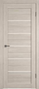Межкомнатная дверь Владимирская Фабрика Дверей Atum 5 Cappuccino стекло White Cloud 600x2000
