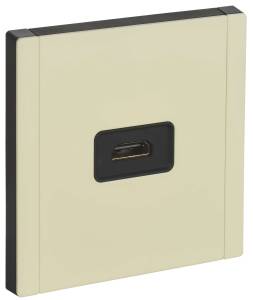 Розетка HDMI IEK Forte&Piano FP-H10-M-K41 серый сланец