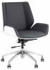 Кресло компьютерное Stool Group TopChairs Crown SN A312-A 8386-16  white back серо-голубой, белый