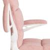 Кресло компьютерное Tetchair Lugano Wh 24334 розовый, ткань teddy фото 9