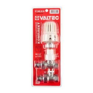 Комплект терморегулирующего оборудования VALTEC д/рад., прямой 1/2 (термост-ая головка, термостат-й клапан, запорный