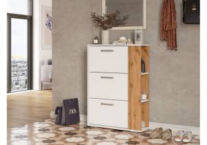 Обувница Woodville Эдеа-1 563549 белый, дуб вотан