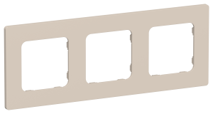 Рамка 3-постовая IEK Flite FI-M32-32-20-K88 льняной