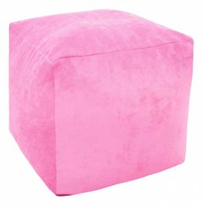 Пуф Dreambag Куб 3912601 розовый микровельвет