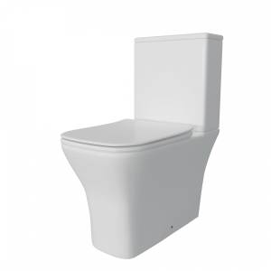 Унитаз-компакт Watersense Eva Pro W00138 безободковый, сиденье микролифт