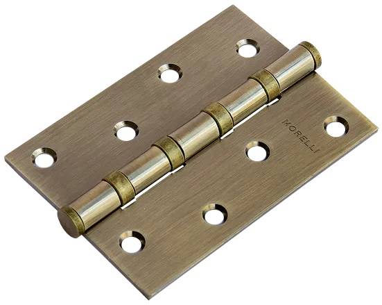 Петля дверная универсальная Morelli MSN 100x70x2.5-4BB AB бронза