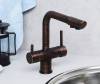 Смеситель для кухни Wasserkraft A8047 темная бронза фото 2