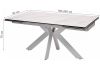 Стол Woodville Belluno 368763 marbles KL-99 белый мрамор матовый/итальянская керамика/белый 160(240)x90x76 фото 2
