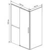 Душевой уголок Vincea Slim Soft VSR-1SS8014CLB 1400x800, черный, стекло прозрачное фото 11