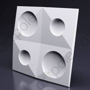 Гипсовая 3D панель Artpole Balance M-0084 600x600