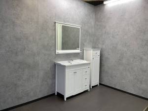 Мебель для ванной Comforty Тбилиси-90 белый