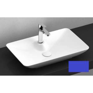 Раковина Isvea SistemaY Clear 10SY50060SV-2Z синий матовый, 60x37.7