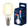 Лампа светодиодная Uniel E14 4W 3000K прозрачная LED-G45-4W/3000K/E14/CL GLY01TR фото 4