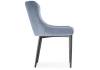 Стул Woodville Teo 15021 light blue / black фото 3