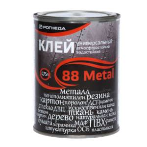 Клей универсальный водостойкий высокопрочный Рогнеда 88 Metal 0.9 л