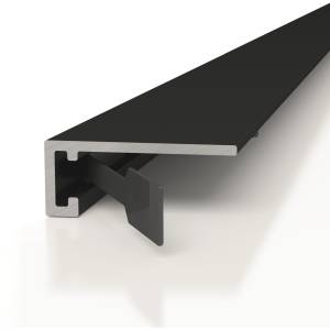 Микроплинтус Decaro M15A Black 2000x15x6
