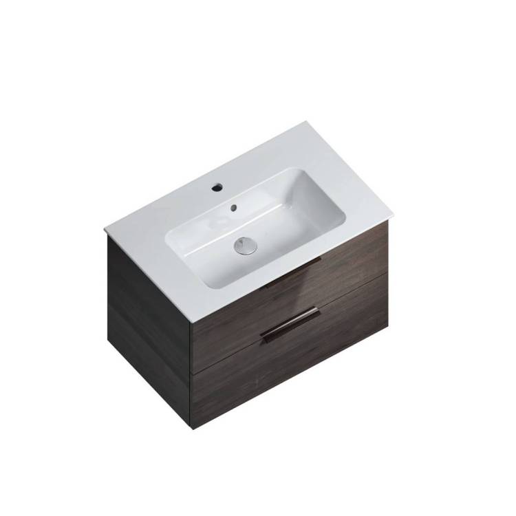 Тумба под раковину Kerama Marazzi Piano Forte PI.F.75\OLM подвесная 75 см, 2 ящика, дымчатый вяз