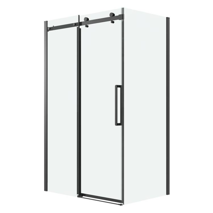 Душевой уголок Grossman Classic 120.K33.04.1570.21.00 профиль черный матовый, стекло прозрачное, 150x70x195