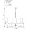 Подвесная люстра Lightstar Flume 723085 фото 3