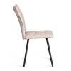Стул Tetchair Bari LT 25240 бежевый, черный, велюр фото 2