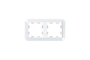 Рамка 2-постовая Systeme Electric Atlas Design Antique ATN100102 белый