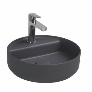 Раковина Isvea Infinity 10NF65042SV-2C 35 см, антрацит матовая