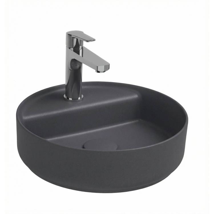 Раковина Isvea Infinity 10NF65042SV-2C 35 см, антрацит матовая