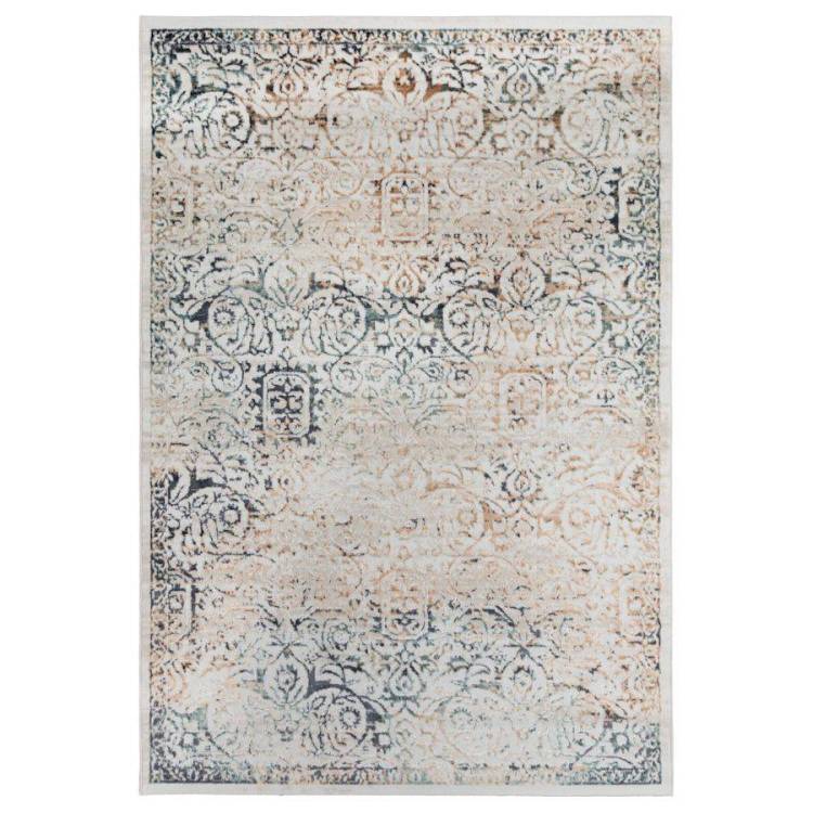 Турецкий ковер Beverly A3483A Cream/Blue 0.8x1.5