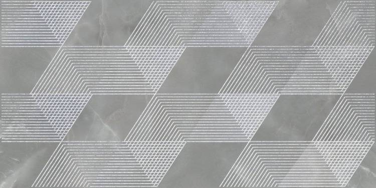 Декор Azori Opale 588912001 Grey Geometria 31.5x63