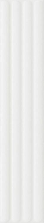 Керамическая плитка Dna Tiles Plinto Out White Matt 10.7x54.2