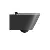 Унитаз подвесной GSI Kube X 941526 безободковый, сиденье микролифт, черный матовый фото 2