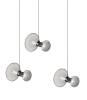 Подвесная люстра Lumina Deco Warni LDP 6819-3 GY фото 2