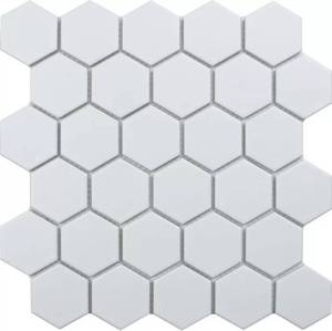 Мозаика StarMosaic Hex+Octagon+Triangolo MT31000/IDL1005 Hexagon small White Matt 27.8х26.5