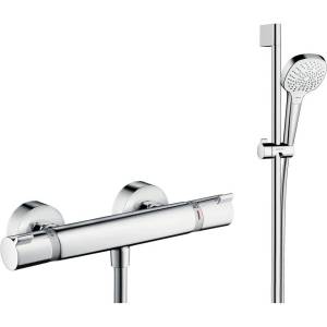 Душевой комплект Hansgrohe Ecostat Comfort 13116000 термостат + Душевой гарнитур Croma Select E Multi 26590400