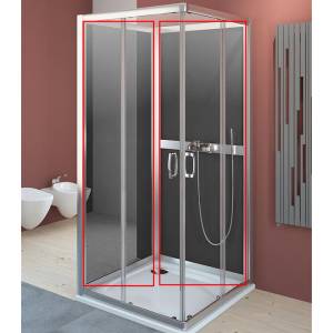 Боковая стенка Radaway Premium Plus S2 33443-01-05N Хром, 80x80x190