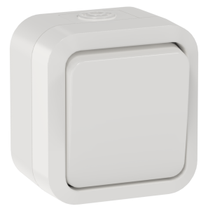 Выключатель 1-клавишный IEK Tors TS-V10-0-10-55-K01 белый