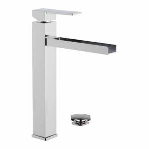 Смеситель для раковины Remer Qubika Cascata QC10L хром