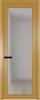 Межкомнатная дверь Profil Doors 1 AGP цвет профиля Золото, стекло безопасное 6 мм матовое 800x2000