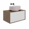 Раковина Kerama Marazzi Artbasin Sabbia SA.wb.50\MAL накладная 50, мальва матовая фото 4
