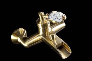 Смеситель для ванны Boheme Vogue Crystal 203-CRST бронза