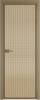 Межкомнатная дверь Profil Doors 1 AX цвет профиля Шампань, стекло безопасное 6 мм мору золото 700x2000