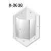 Душевое ограждение NEW TRENDY NEW SOLEO  100x80x195 K-0608 (хром) фото 3