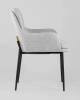 Набор из 2 кресел Stool Group Саманта 129068 BEL-40 X2 светло-серый фото 3